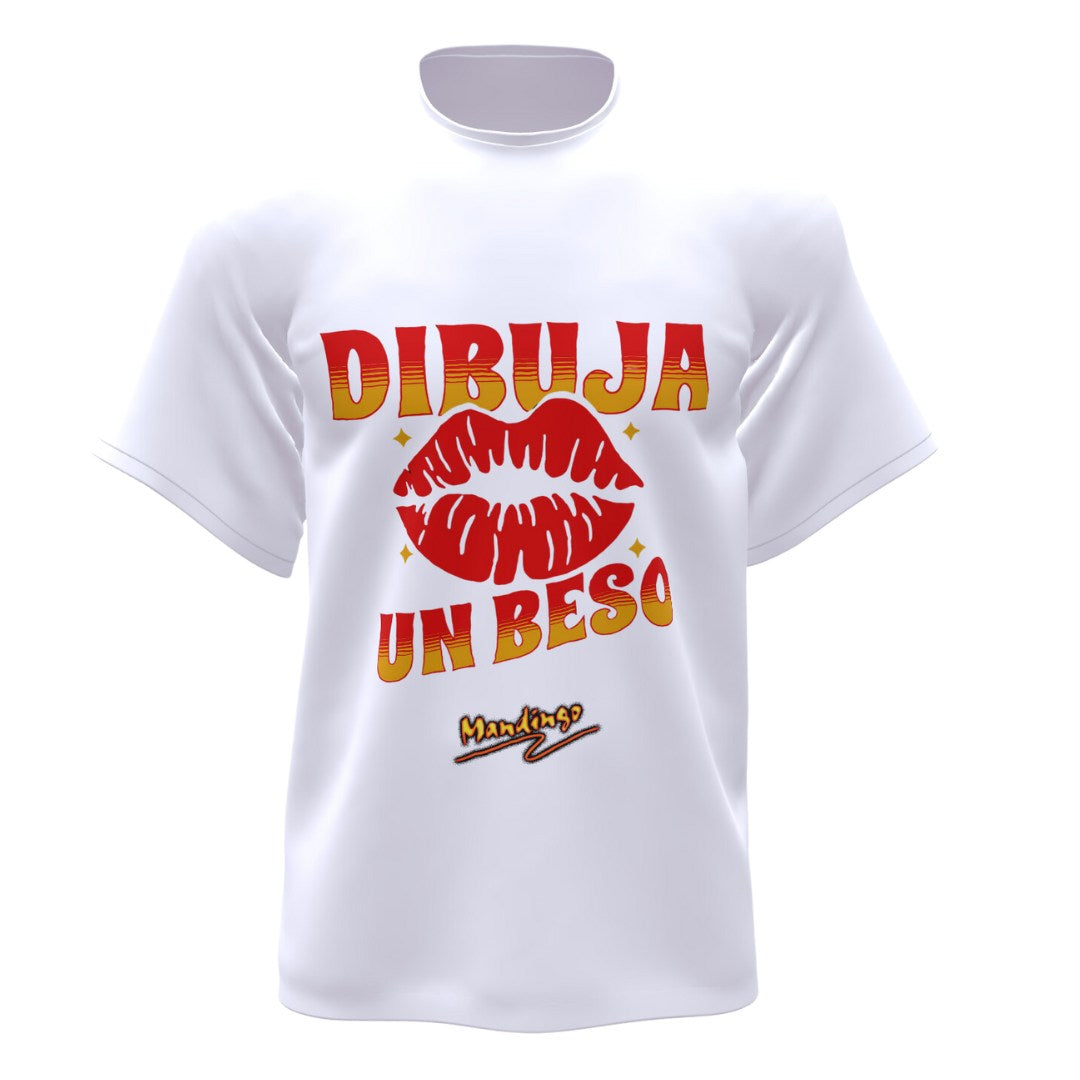 DIBUJA UN BESO T SHIRT MANDINGO