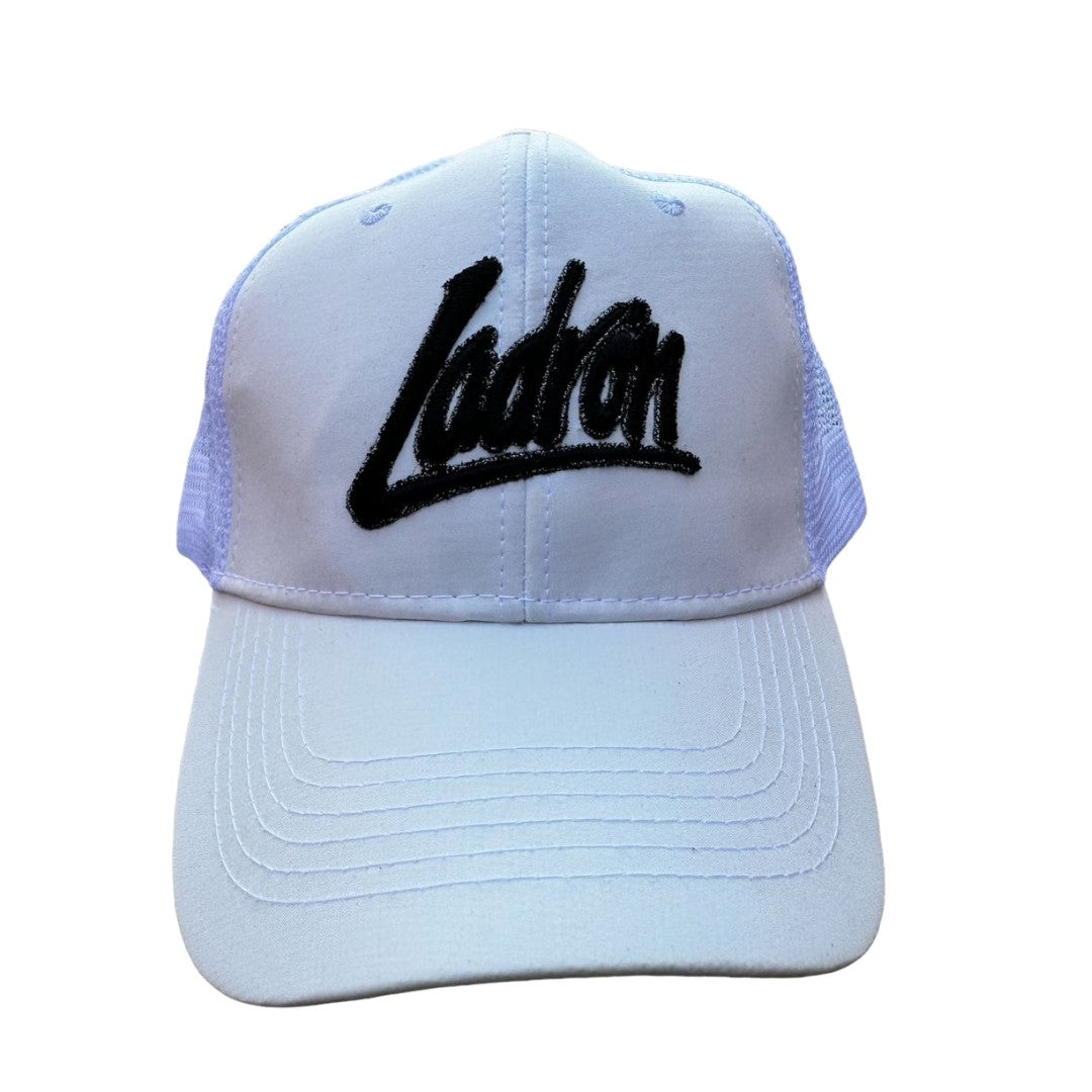 LADRON WHITE AND BLACK CAP